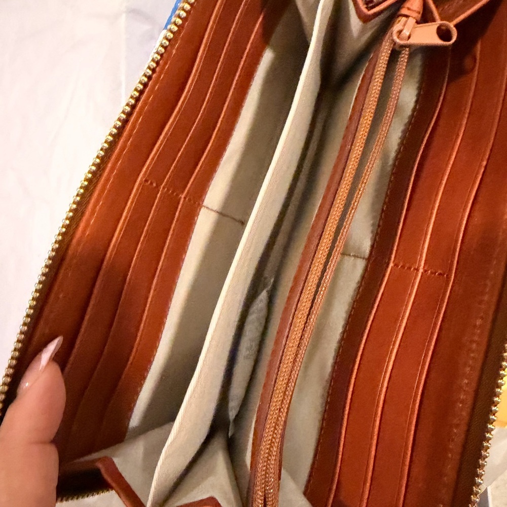 Dooney & Bourke Blue Dodgers Wallet - Picture 12 of 14